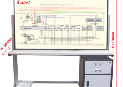 Lighting System Function Simulation Teaching and Training Bench
