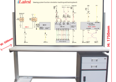 Steering System Function Simulation Teaching and Training Bench
