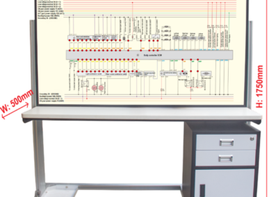 Central Door Control System Function Simulation Teaching and Training Bench
