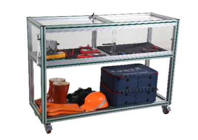 Safety Protection Teaching Display Cabinet