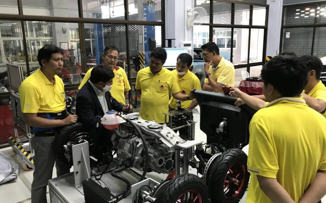 Installation And Training Ev Trainer  Machinering Project At Chachoengsao Technical College, Thailand